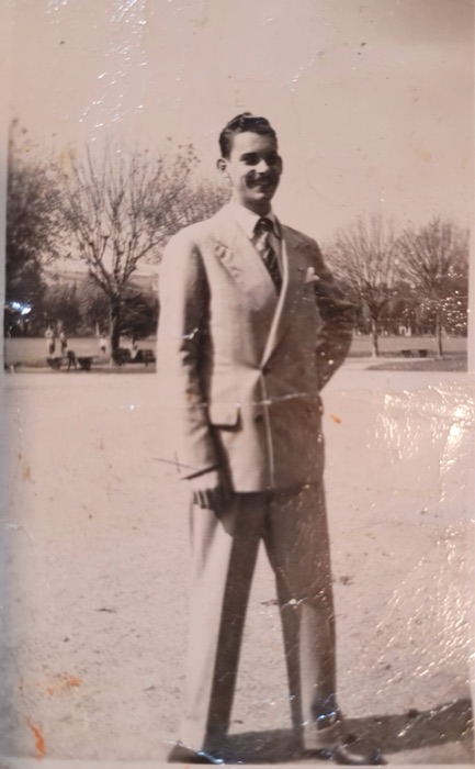 Carlos María Albert as a young man / Carlos María Albert de joven