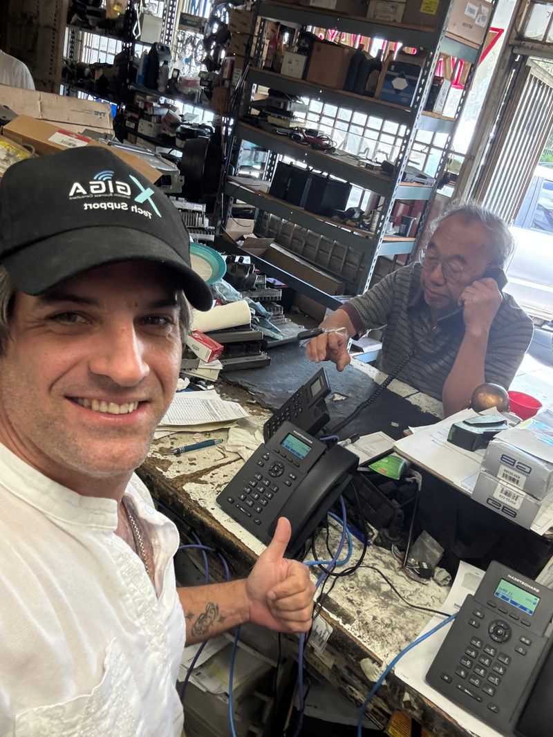 A real client installation in Los Angeles / Una instalación real con un cliente en Los Ángeles